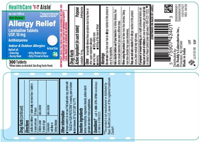 Container Label (Hca Loratadine Tablets 10 mg 300 Count Bottle Label)